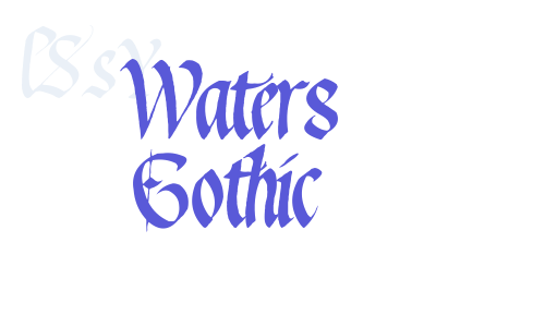 Waters Gothic Font Download