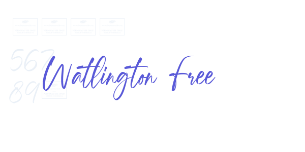 Watlington Free font free