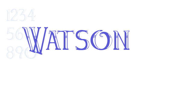 Watson font free