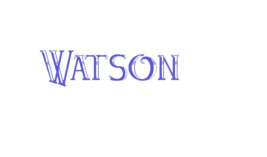 Watson Font