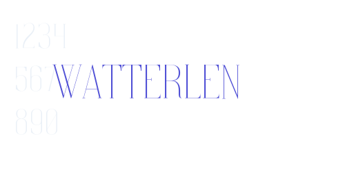 Watterlen-font-download