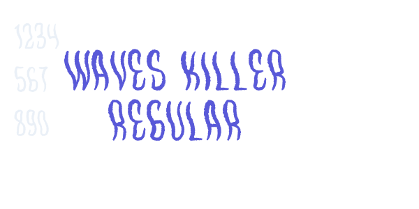 Waves Killer Regular font