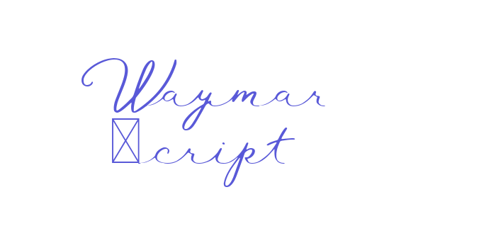 Waymar Script Font Download