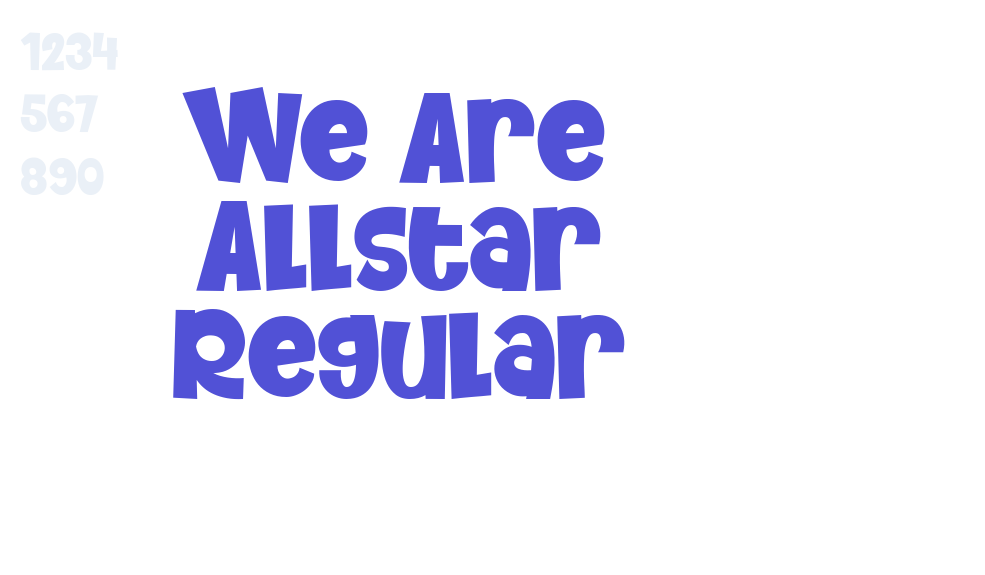 We Are Allstar Regular-font-download