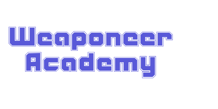 Weaponeer Academy Font Download