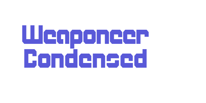 Weaponeer Condensed Font Download