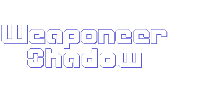 Weaponeer Shadow Font Download