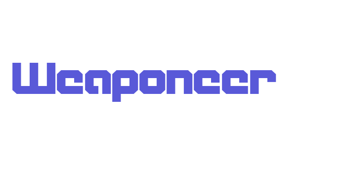 Weaponeer Font Download