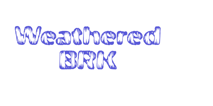 Weathered BRK Font Download