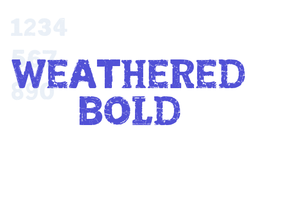Weathered Bold