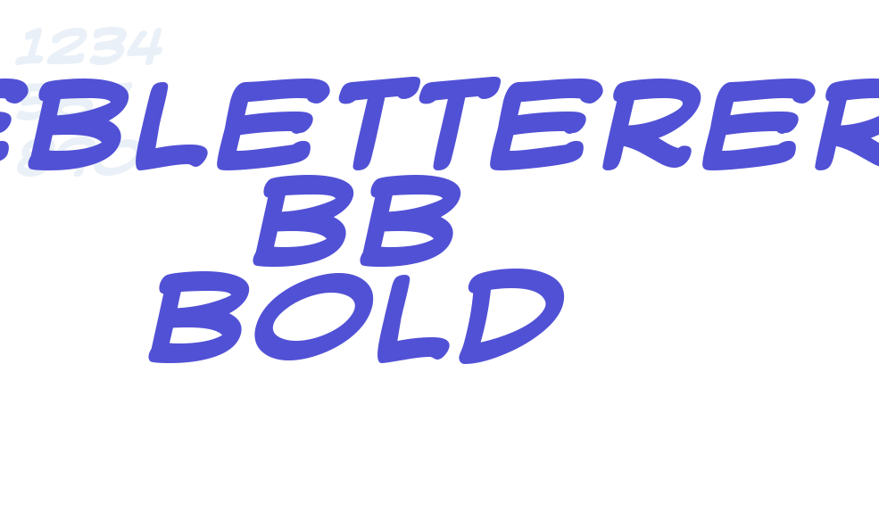 WebLetterer BB Bold-font-download