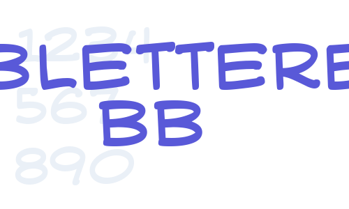 WebLetterer BB Font Download