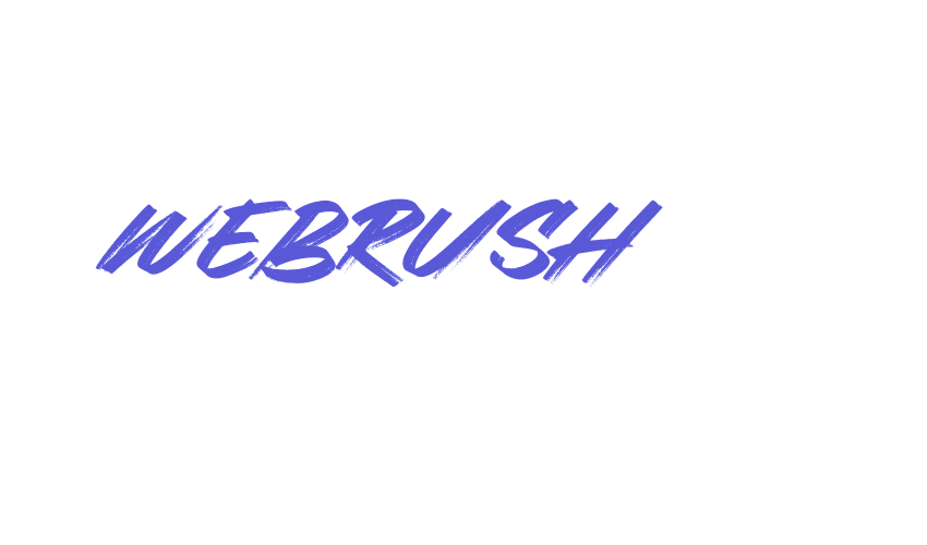 Webrush Font