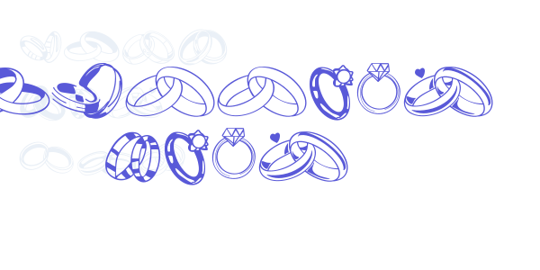 Wedding Ring font free