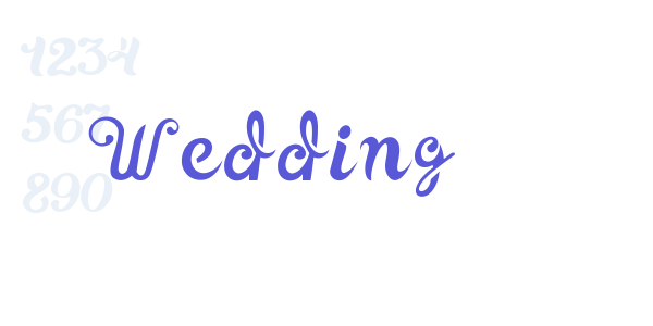 Wedding font free