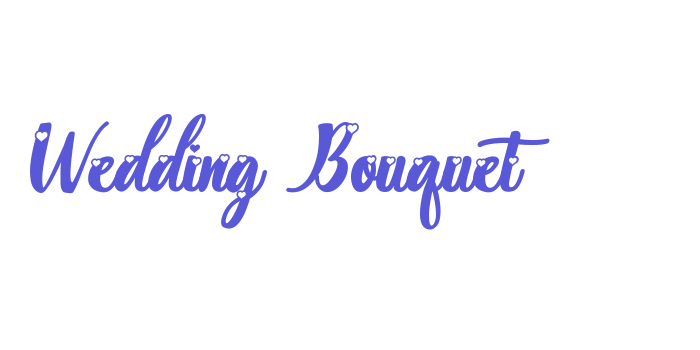 Wedding Bouquet Font