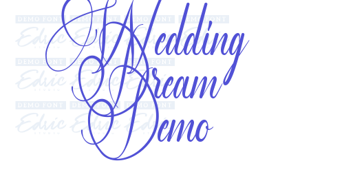 Wedding Dream Demo-font-download