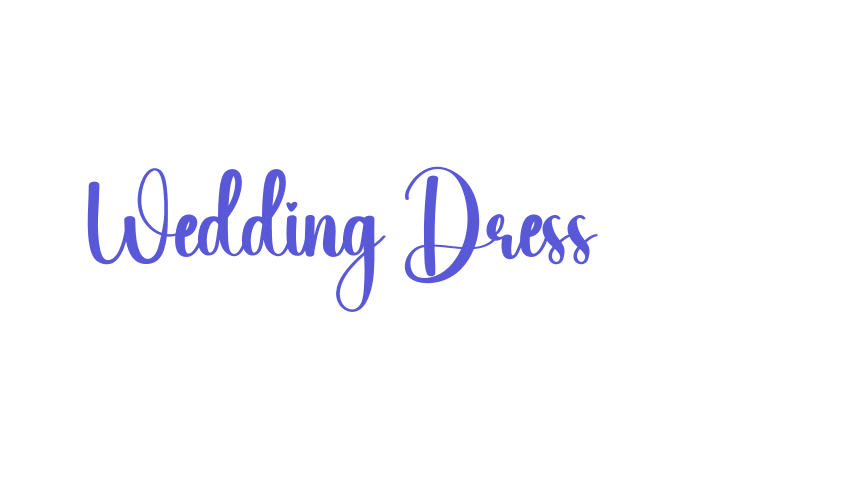 Wedding Dress Font Download