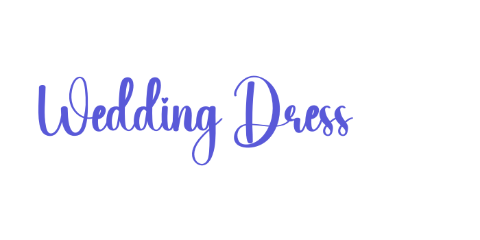 Wedding Dress Font Download