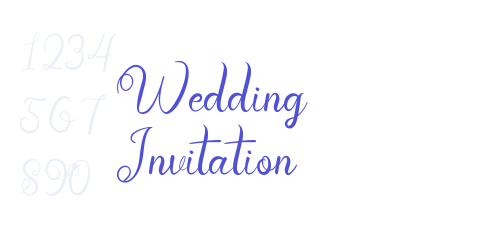 Wedding Invitation-font-download