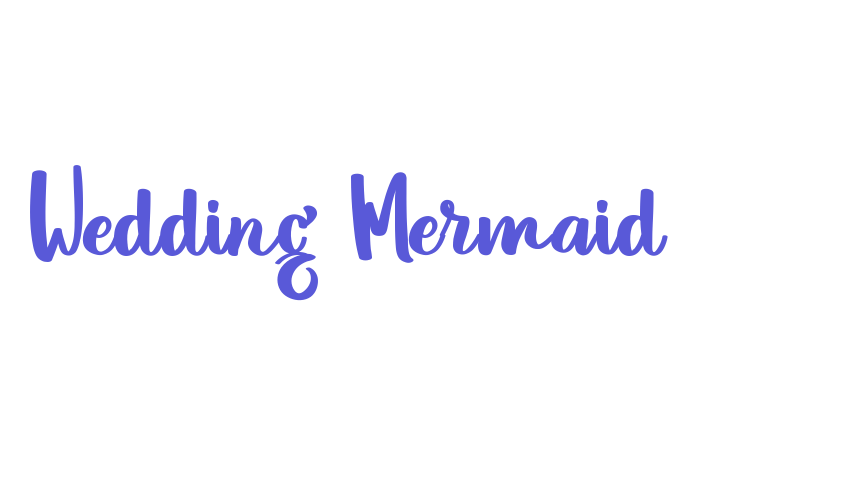 Wedding Mermaid Font Download