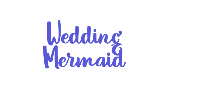 Wedding Mermaid Font Download