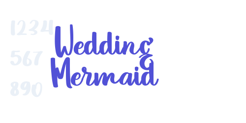 Wedding Mermaid-font-download