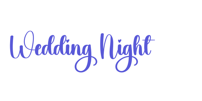 Wedding Night Font Download