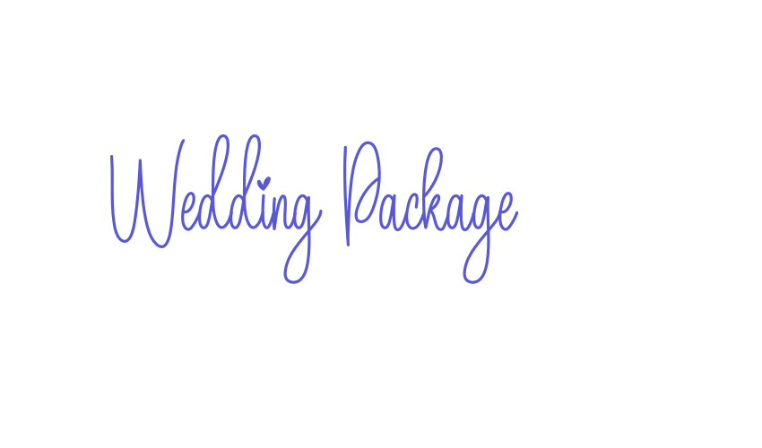 Wedding Package Font Download