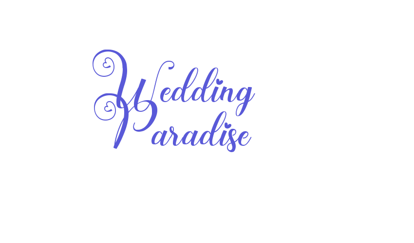 Wedding Paradise Font Download