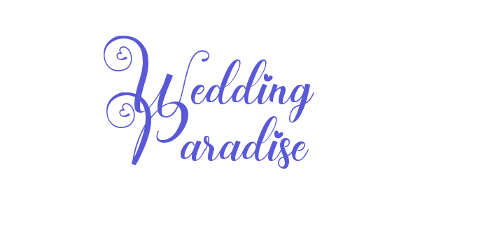 Wedding Paradise Font Download