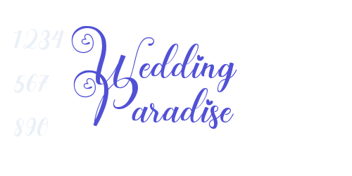 Wedding Paradise-font-download