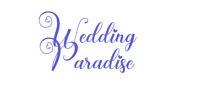 Wedding Paradise Font