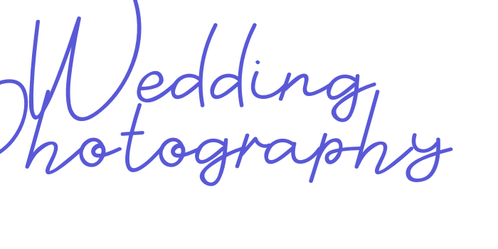 Wedding Photography Font