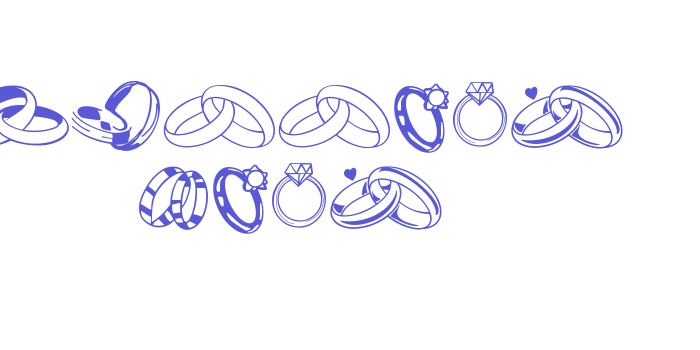 Wedding Ring Font Download