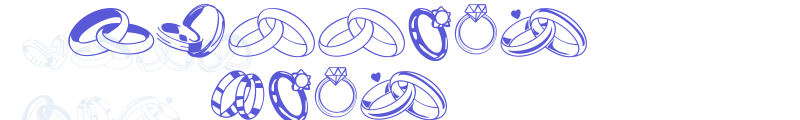 Wedding Ring font