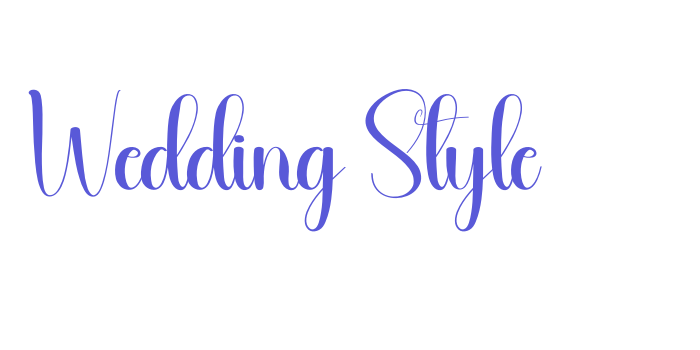 Wedding Style Font Download