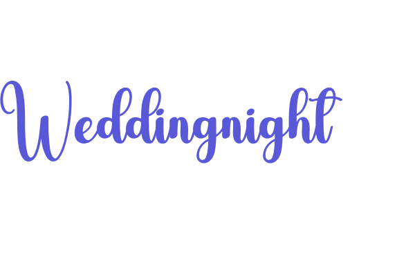 Weddingnight Font