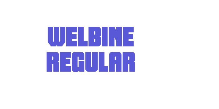 Welbine Regular Font Download