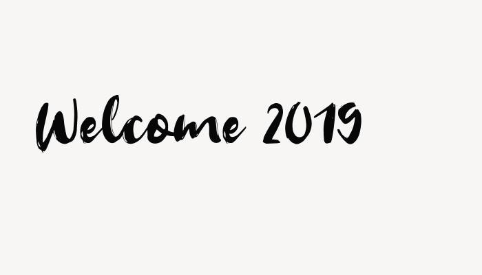 Welcome 2019 font download