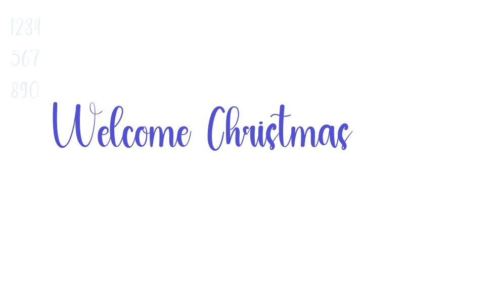 Welcome Christmas-font-download