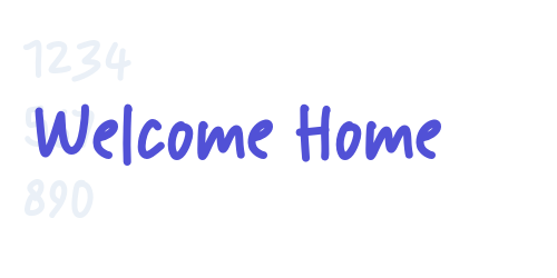 Welcome Home-font-download