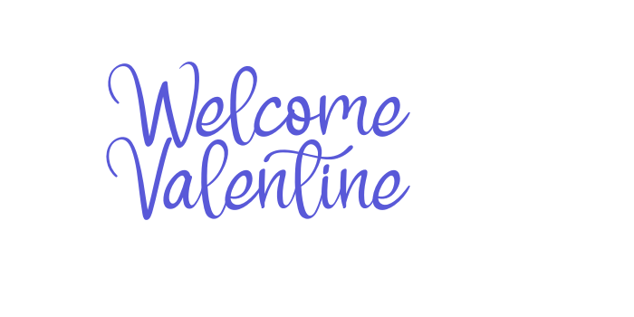 Welcome Valentine Font Download