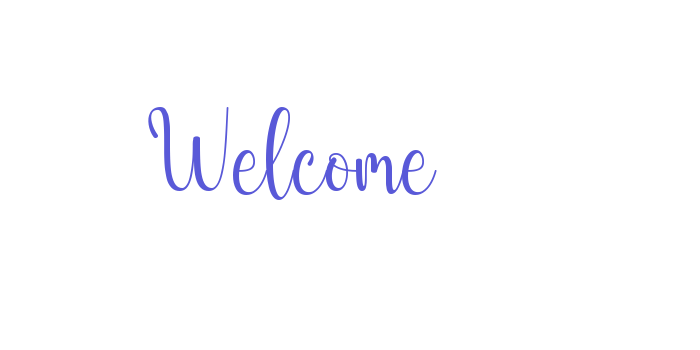 Welcome Font Download