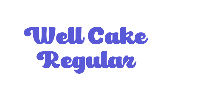 Well Cake Regular Font Download