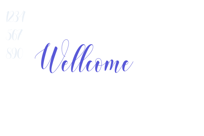 Wellcome font free