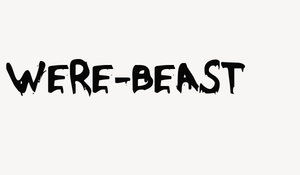 Were-Beast Font