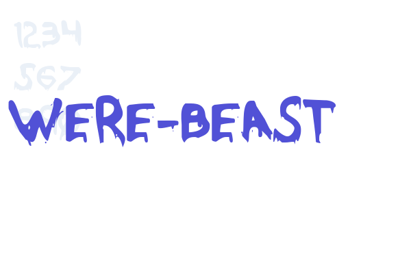 Were-Beast Font Download