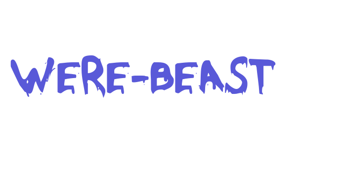 Were-Beast Font Download