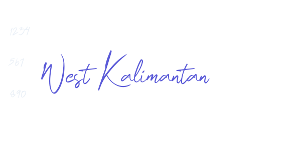 West Kalimantan font